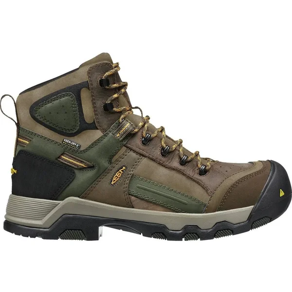 Men's Keen Utility Davenport Mid Al Waterproof Work Boots