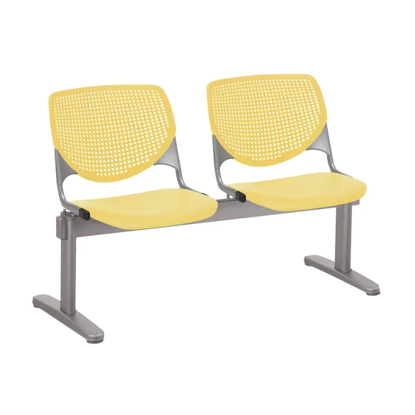 KFI Seating Kool 2 Seat Beam Seating, Yellow