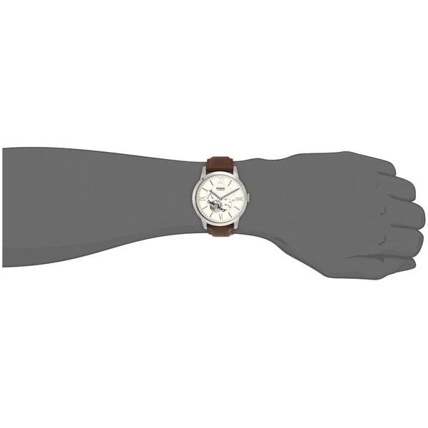 Fossil Men's ME3064 &Townsman& Automatic Brown Leather Watch