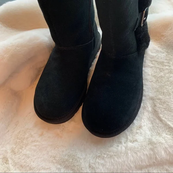 Ugg Shoes - Ugg Black Klea Boots Size 5, Color: Black/Silver, Size: 5, Mkbrodie&s Closet