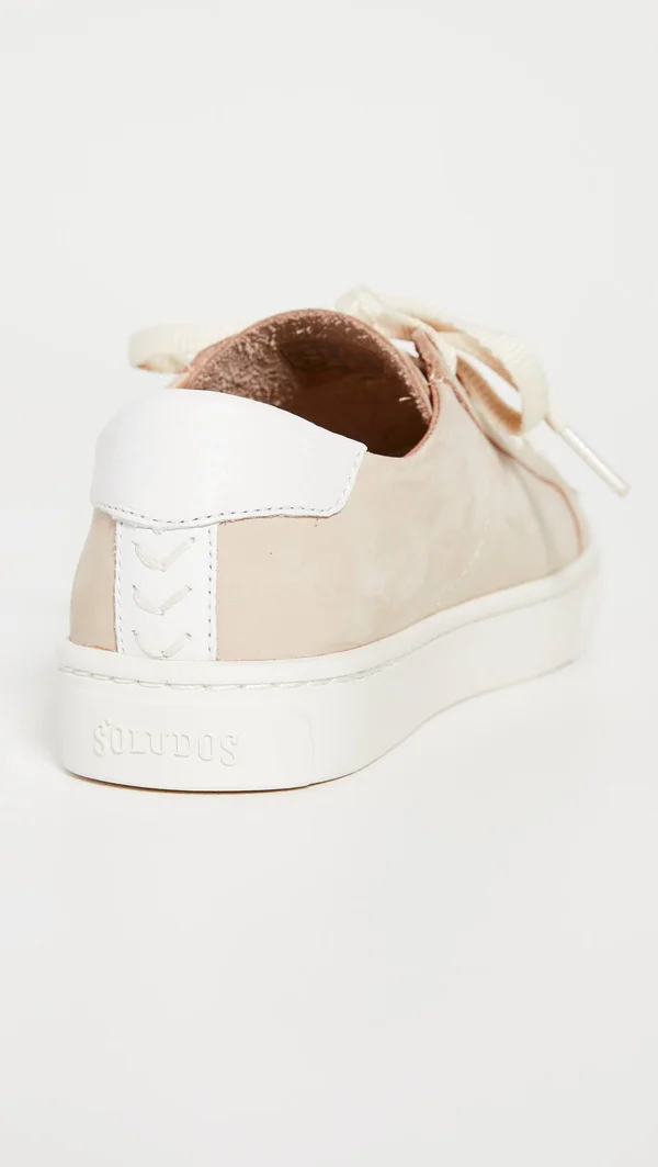 Soludos Ibiza Leather Sneaker - Bisque - 10