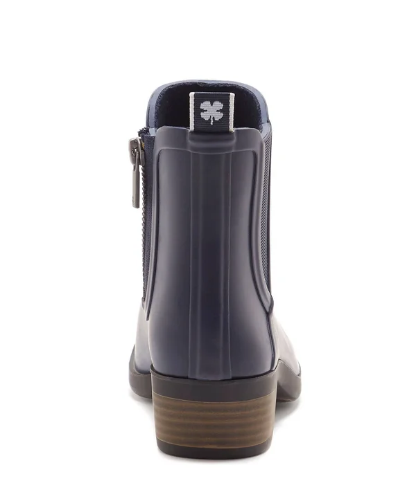 Lucky Brand Women's Basel H2O Rain Bootie - Size: 11, Indigo Rubber