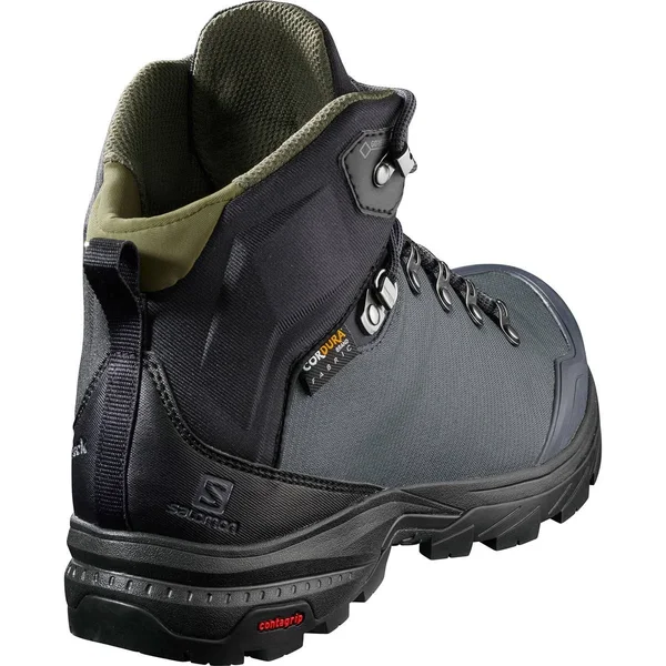 Salomon Men's Outback 500 GTX Boots Ebony - Black, Grape Leaf 9