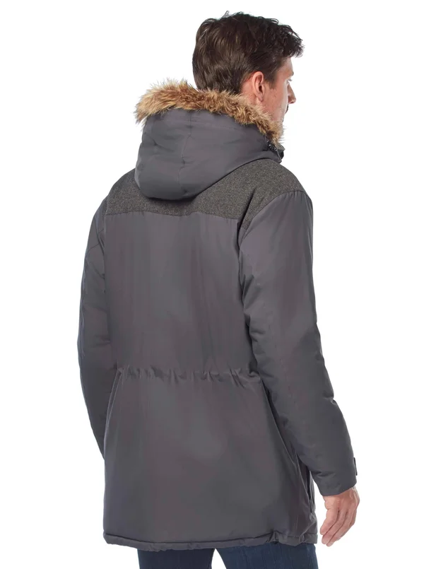 Free Country Men's Momentum Poly Canvas Parka Jacket (Size S)