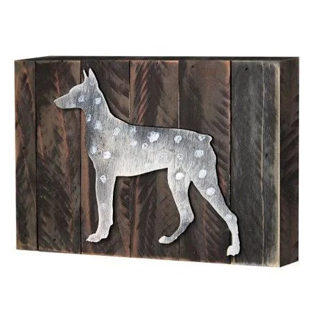 Millwood Pines Dog Art Wall Decor - Size: 18 inch x 12 inch, Brown