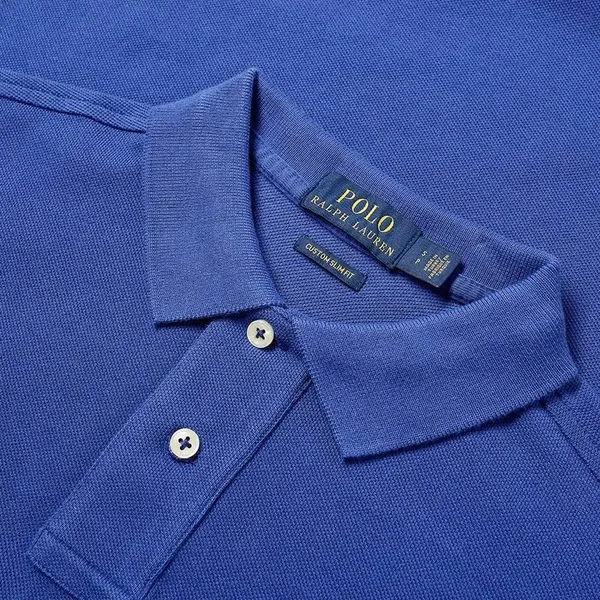 Polo Ralph Lauren Custom Slim Fit Mesh Men's Polo Shirt - Bright Navy