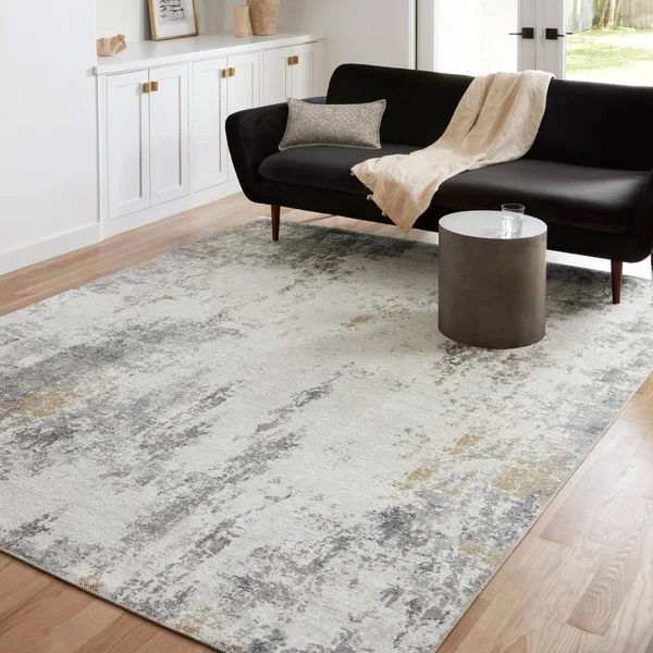 Alexander Home Alpine Modern Granite Area Rug - 7&-6x22 x 9&-6x22