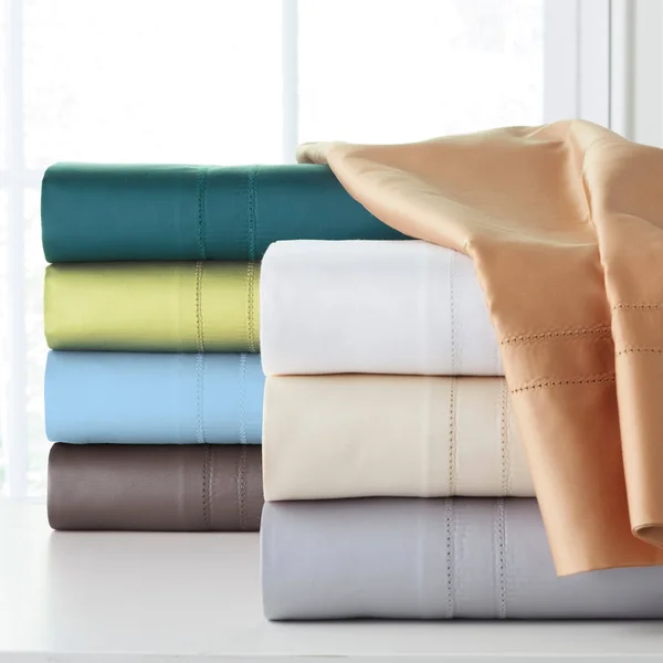 Pointehaven Deep Pocket 620 Thread Count Long Staple Cotton Sheet Set (Queen - Grey)