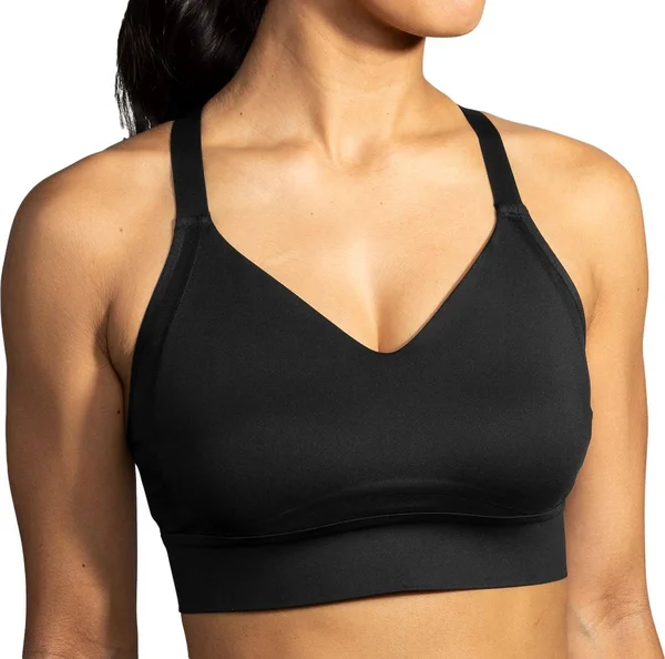 Brooks Women's Drive Interlace Run Bra Black 32 A/B