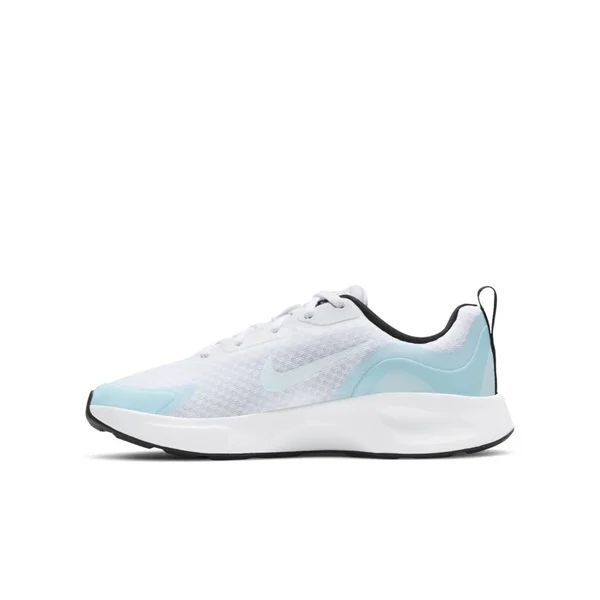 Nike Wearallday GS White Glacier Blue Sneakers - Size 7 Kids