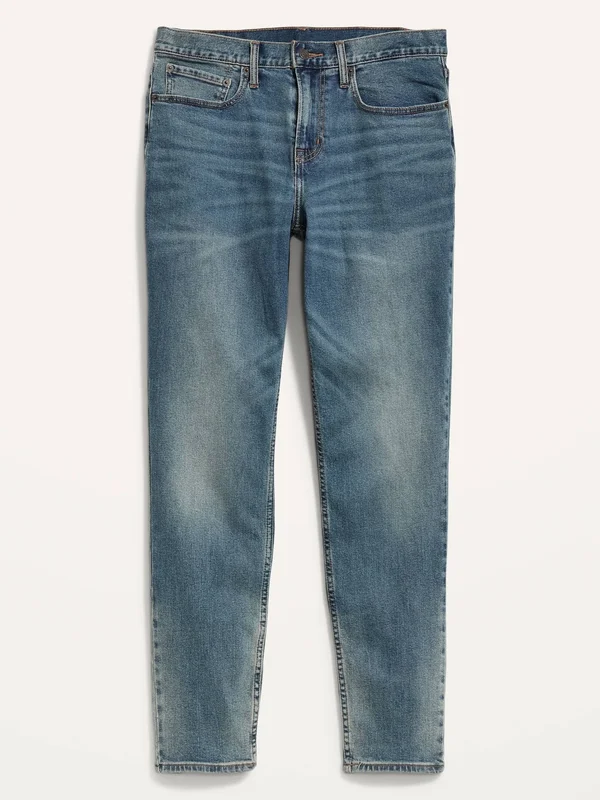 Old Navy Men's Athletic Taper Built-in Flex Medium-Wash Jeans - Medium Wash - Tall Size 42W
