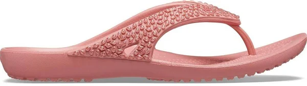 Crocs Women's Kadee II Embellished Flip - Pink - Flip-Flops