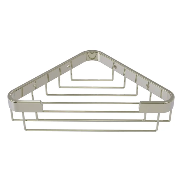 Allied Brass BSK-50ST Toiletry Corner Shower Basket - Polished Nickel