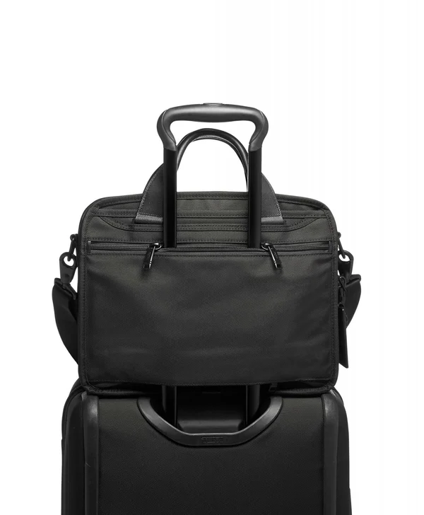 Tumi - Alpha 3 - Small Screen Expandable Laptop Brief Black