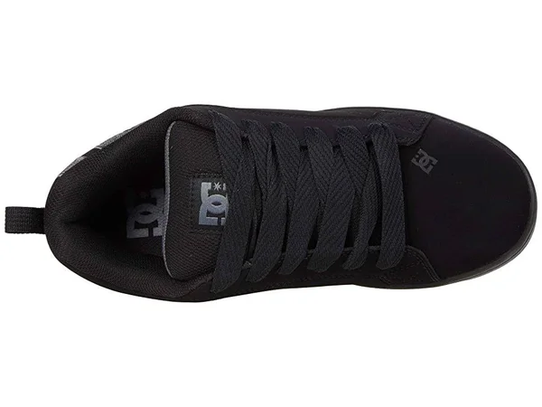 DC Court Graffik - Mens 8.5 Black Skate Medium