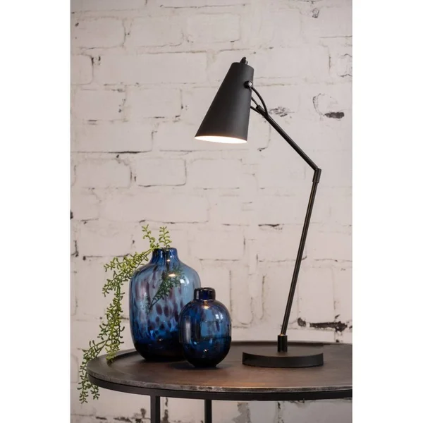Light & Living Desk Lamp 76, 5x18x89, 5 cm Borre Matted Black/Shiny Desk Lamp