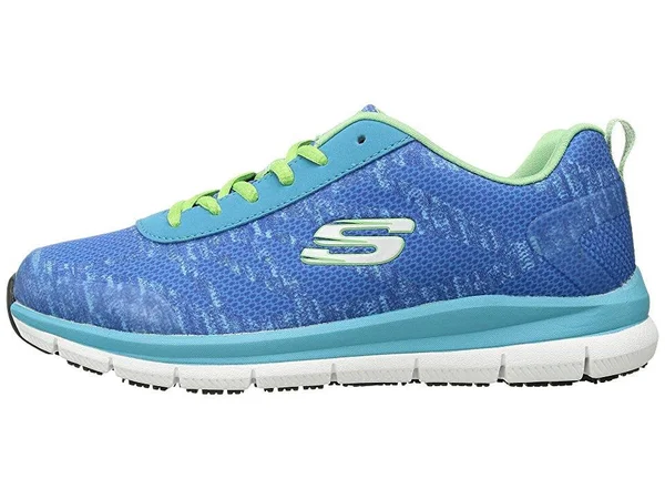 Women's Skechers Work Relaxed Fit Comfort Flex Pro HC SR Sneaker, Blue