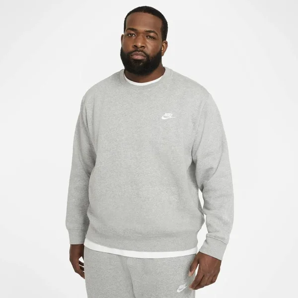Nike Crew Neck Club Sweatshirt Grey