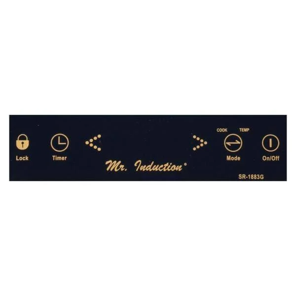 Sunpentown SR-1883G-42B 1650W Induction Cooktop Plus Pot Combo Gold