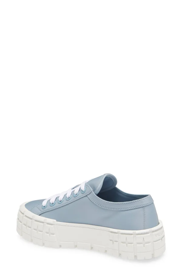 Women's Prada Logo Lug Platform Sneaker, Size 11US - Blue