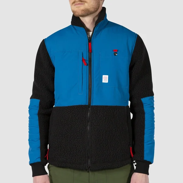 Topo Designs Men's Subalpine Fleece - Black/Forest - XL