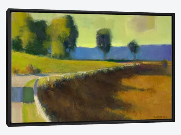 Framed Canvas Art - Late Afternoon, The Pyrenees by Ian Roberts ( Floral & Botanical > Tree Art art)