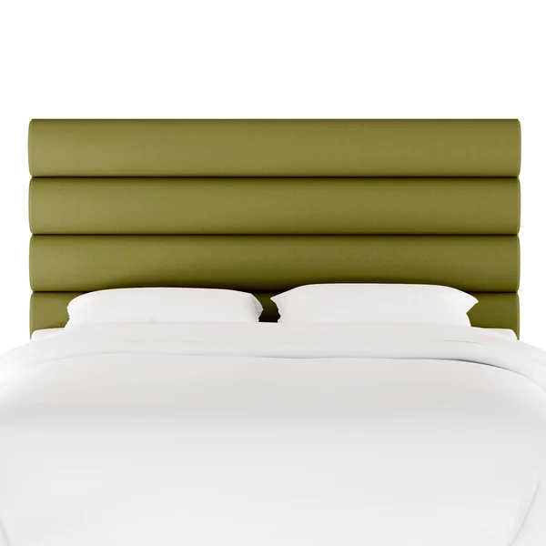 California King Horizontal Channel Headboard Green Velvet - Opalhouse
