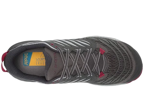 La Sportiva Women's Akasha Shoe - 37.5 - Carbon - Beet