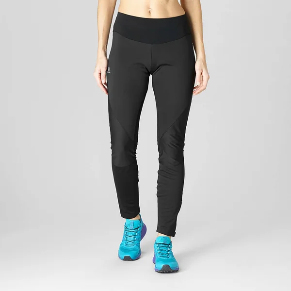 Salomon Trail Runner WS Tight - Women's S Black - Black