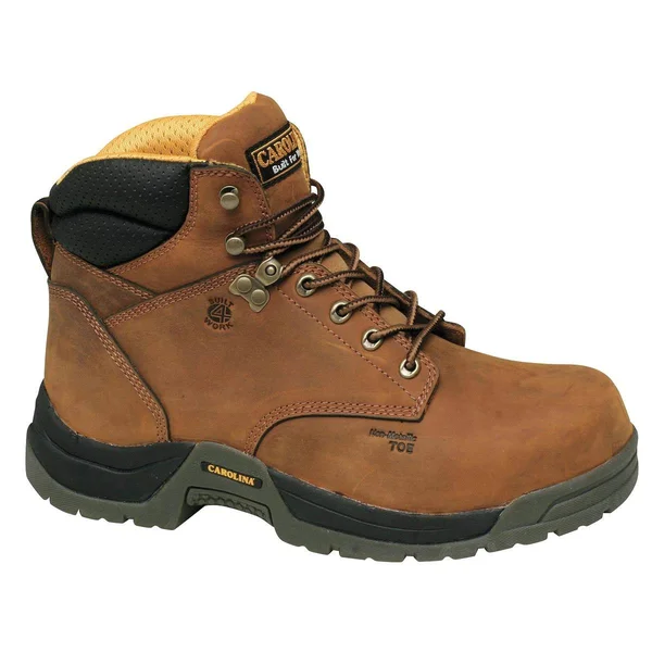 Carolina Shoe 6 in Work Boot - 11, D, Men's, Brown, Composite Toe Type, 1 PR CA5520