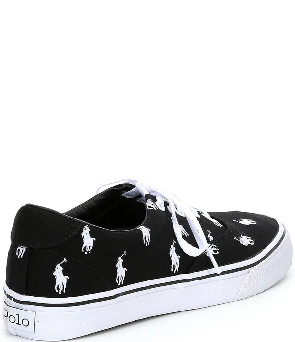 Polo Ralph Lauren Men's Thorton Embroidered Lace-Up Sneakers - 8M