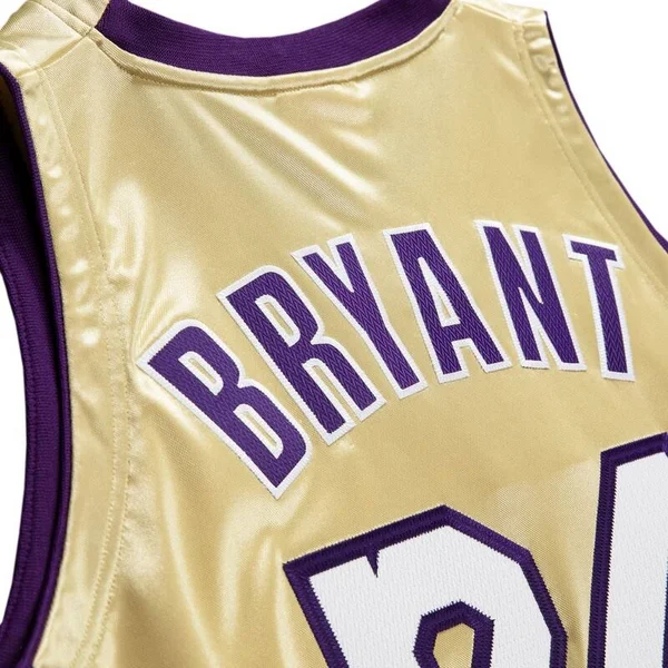 Mitchell and Ness Los Angeles Lakers Kobe Bryant Hall of Fame Authentic Jersey Gold