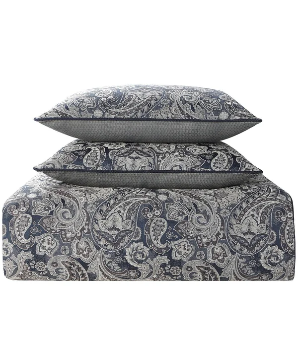 Waterford Danehill Reversible Comforter Set - California King, Blue