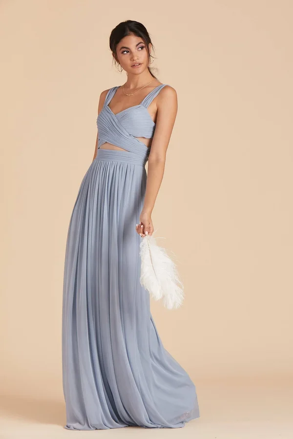 Birdy Grey Elsye Bridesmaid Dress in Dusty Blue XL, Dusty Blue