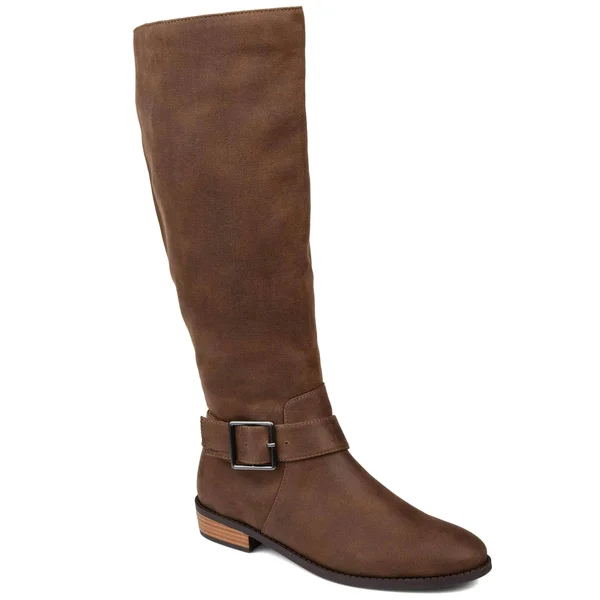 Journee Collection Women's Extra Wide Calf Winona Boot - Brown