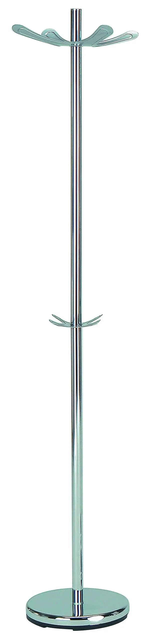 Coat Hanger with Heavy Based, Silver