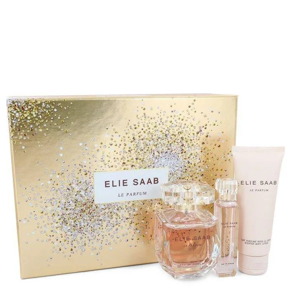 Le Parfum Elie Saab Perfume Women Gift Set 3 oz Eau De Parfum Spray Mini