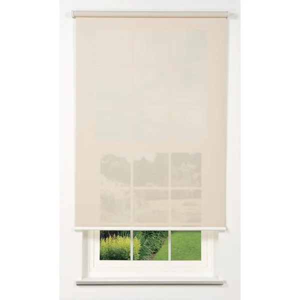 Linen Avenue Cordless 5% Solar Screen Standard Roller Shade - Fawn 38 W x 78 H