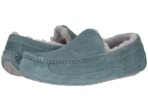 UGG Ascot Men's Slippers Salty Blue : 8 D - Medium