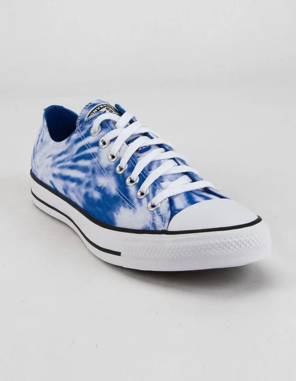 Converse Blue Tie-Dyed Chuck Taylor All Star Low Shoes - Blue