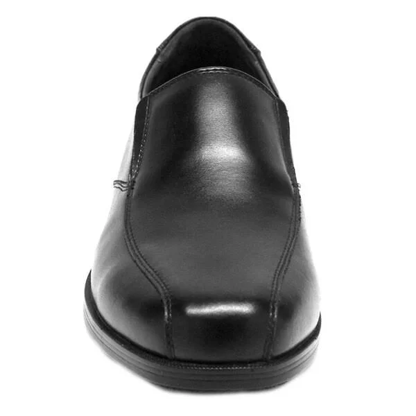 Men's Genuine Grip Footwear Slip-Resistant Slip-On Dress, Size: 8.5, Black