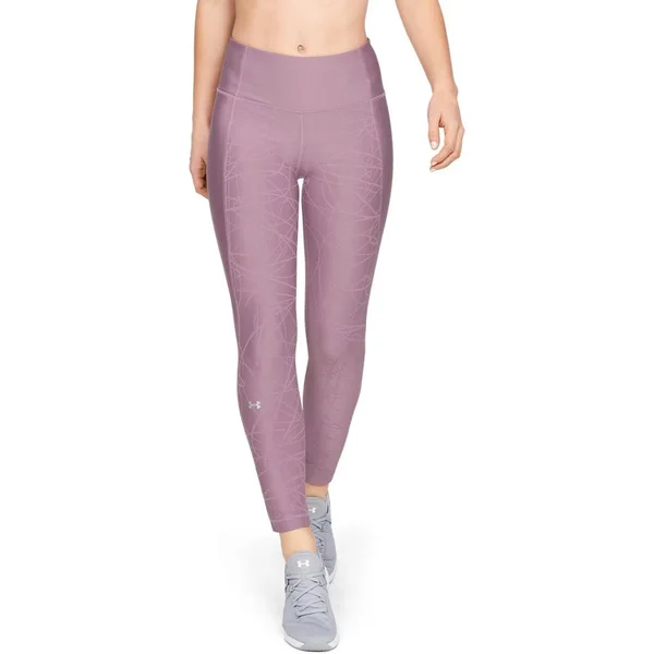 Under Armour Women's HeatGear Armour Ankle Crop Leggings - Size: XL, Purple