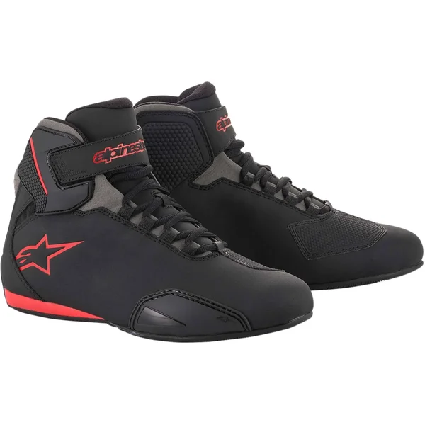 Alpinestars Sektor Shoes (7, Black/Red)