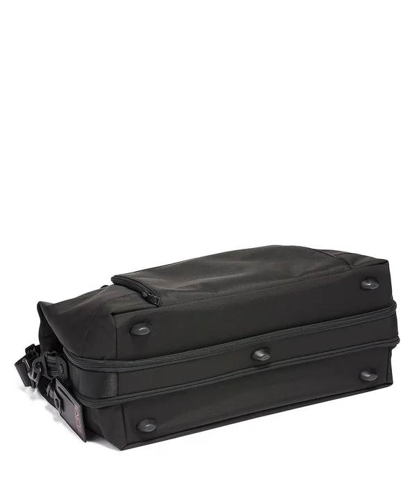 Tumi Alpha 3 Black Double Expansion Travel Satchel