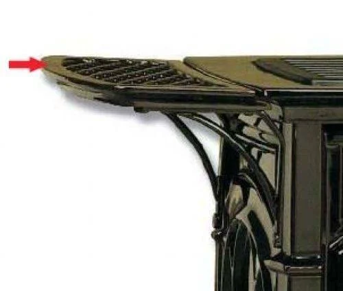 Medium/Large Cast Warming Shelf - Enamel Brown