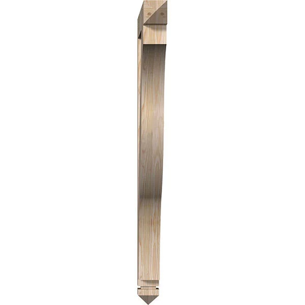 3 1/2x22W x 36x22D x 48x22H Funston Arts & Crafts Smooth BRACKET, Douglas Fir