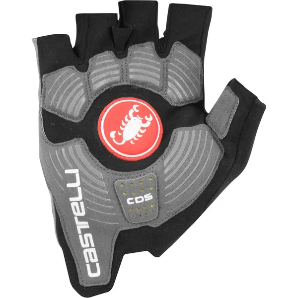 Castelli Espresso Rosso Corsa Gloves Dark Grey XL
