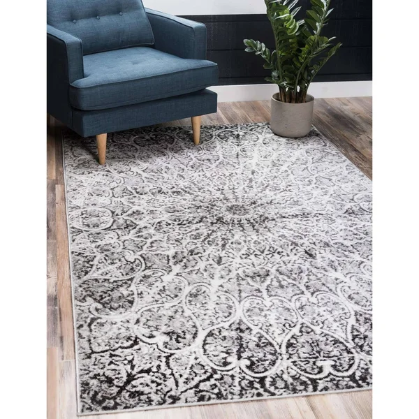 Unique Loom 3141528 8 x 8 ft. Grace Sofia Square Rug Brown