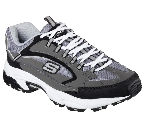Skechers Stamina Cutback Men's Shoes - 9.5, Charcoal Black