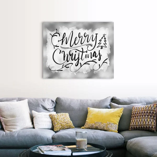 Merry Christmas, Canvas Wall Art, 45x36, Great Big Canvas